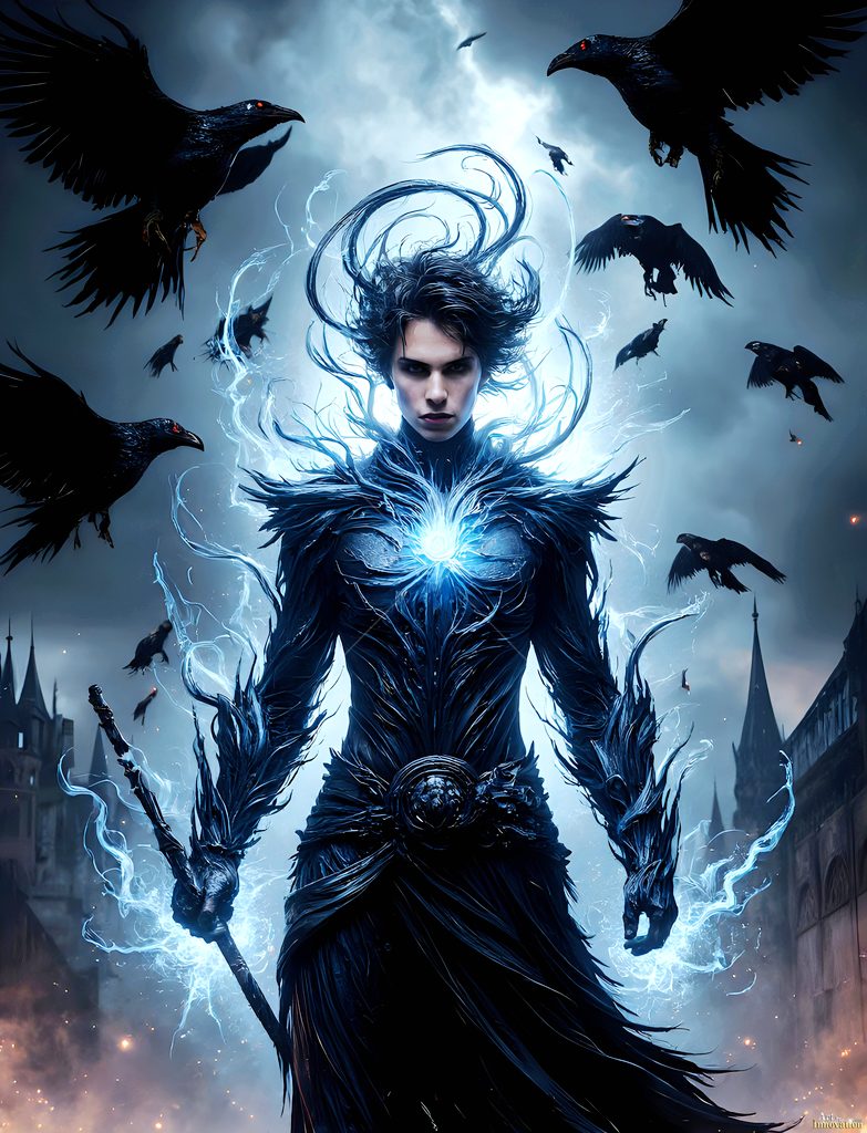 The House of the Ravens - AI Wizard Art