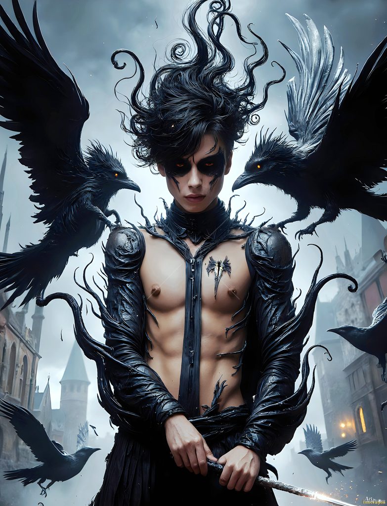 The House of the Ravens - AI Wizard Art