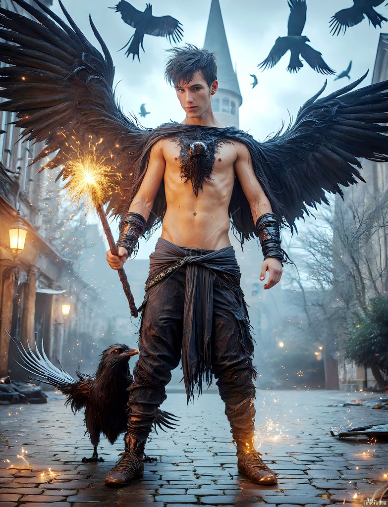 The House of the Ravens - AI Wizard Art