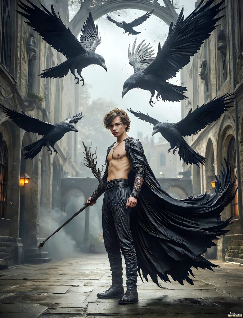The House of the Ravens - AI Wizard Art