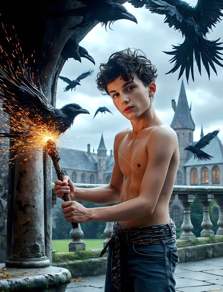 The House of the Ravens - AI Wizard Art