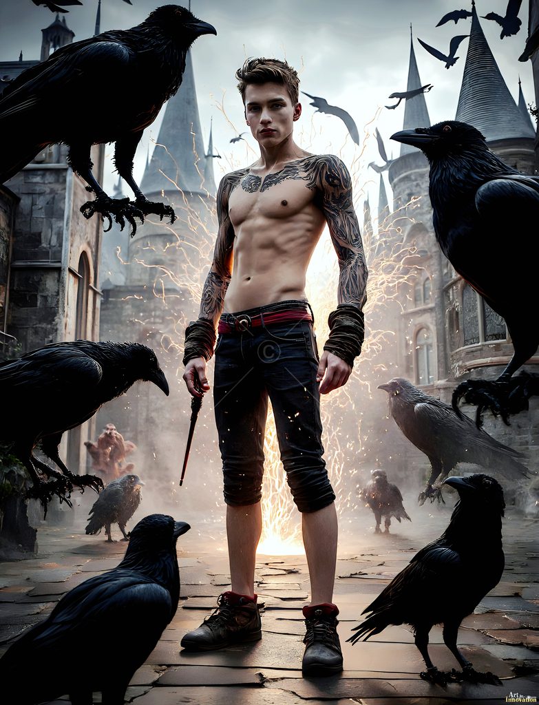 The House of the Ravens - AI Wizard Art