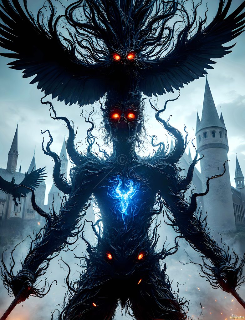 The House of the Ravens - AI Wizard Art