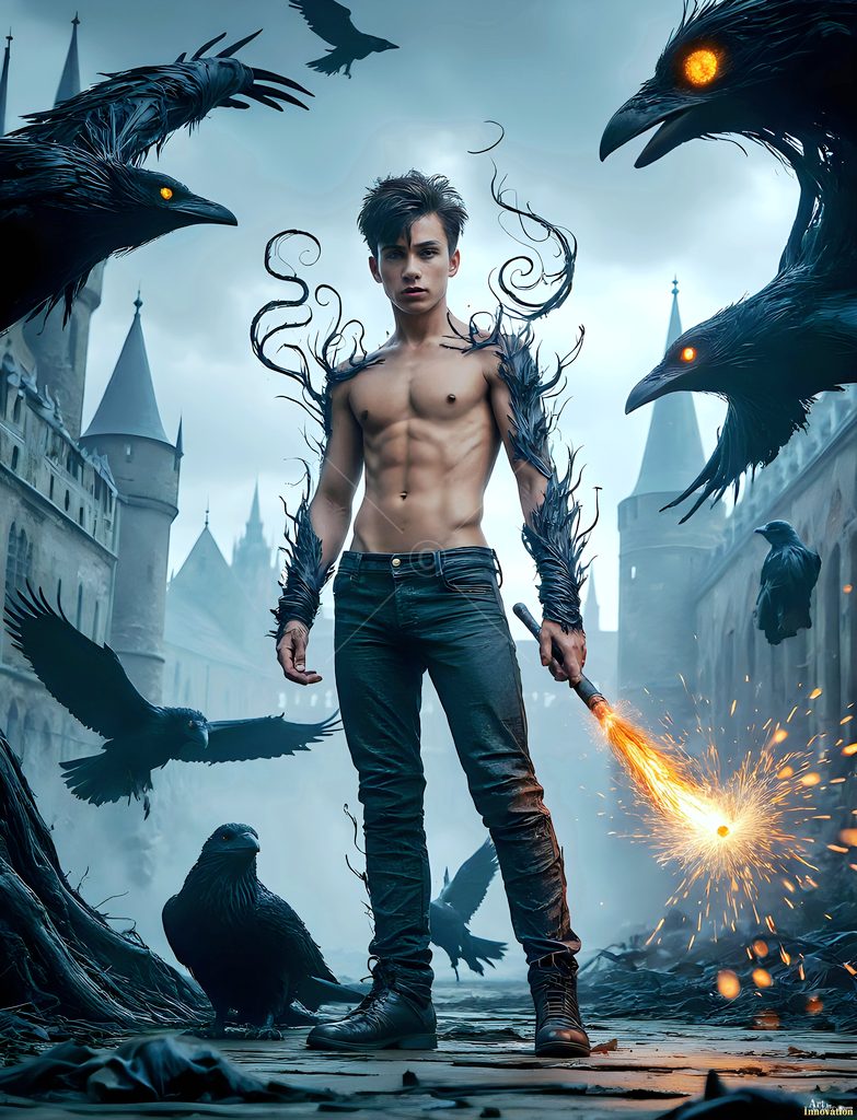 The House of the Ravens - AI Wizard Art