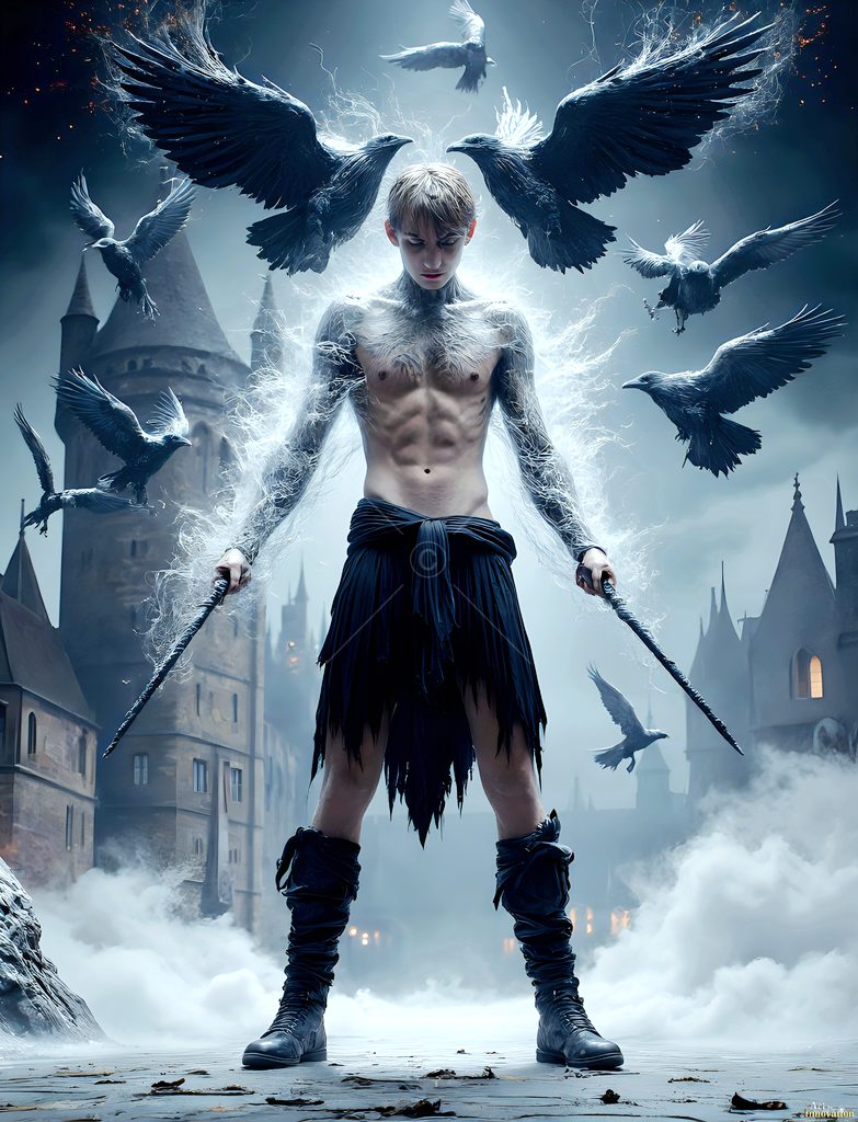 The House of the Ravens - AI Wizard Art