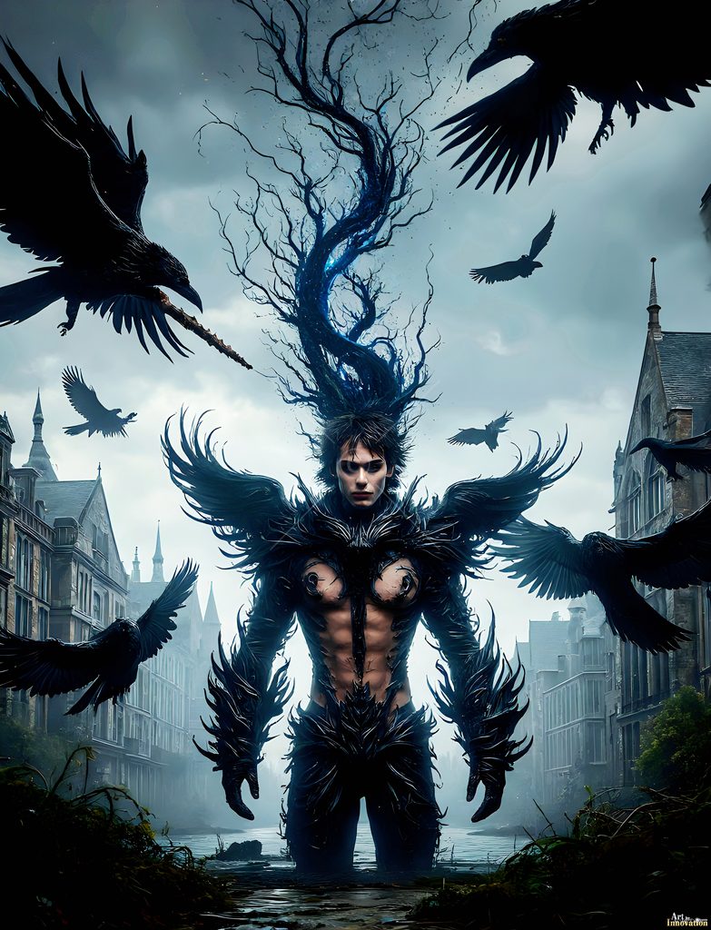 The House of the Ravens - AI Wizard Art
