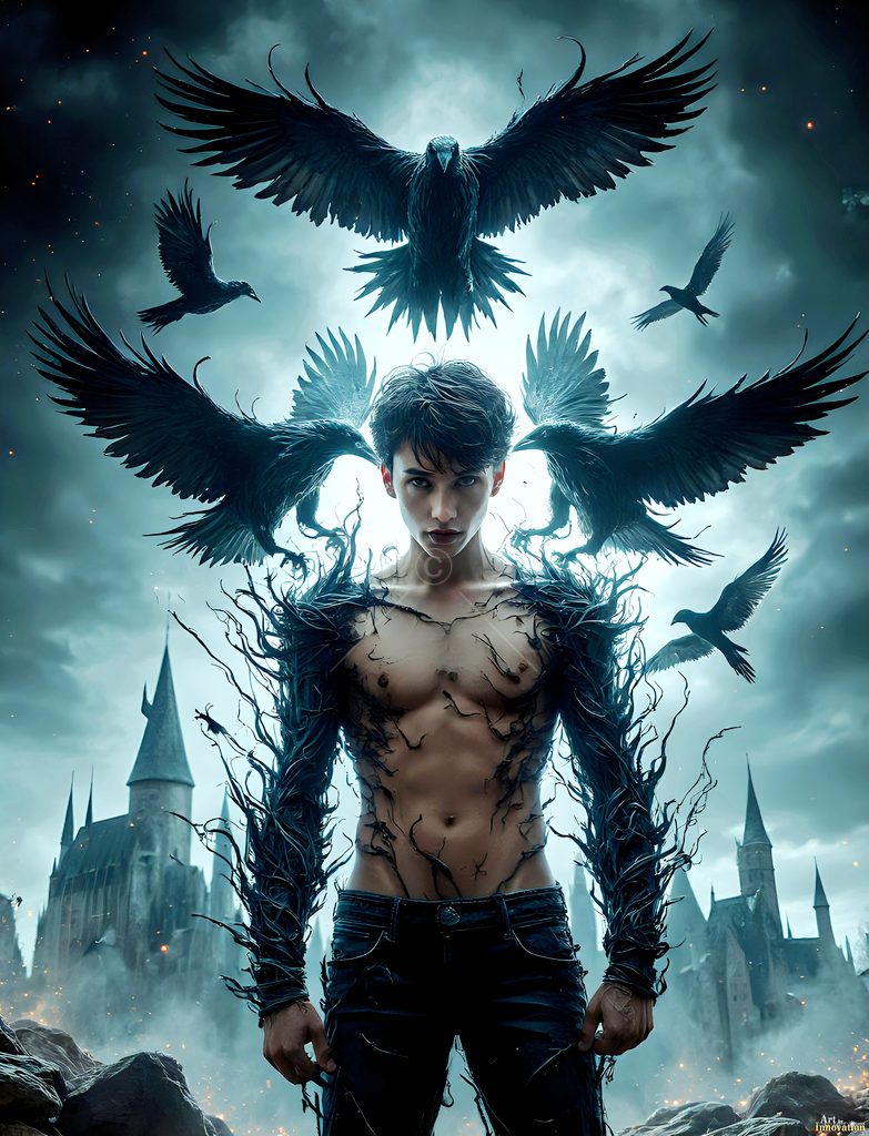 The House of the Ravens - AI Wizard Art
