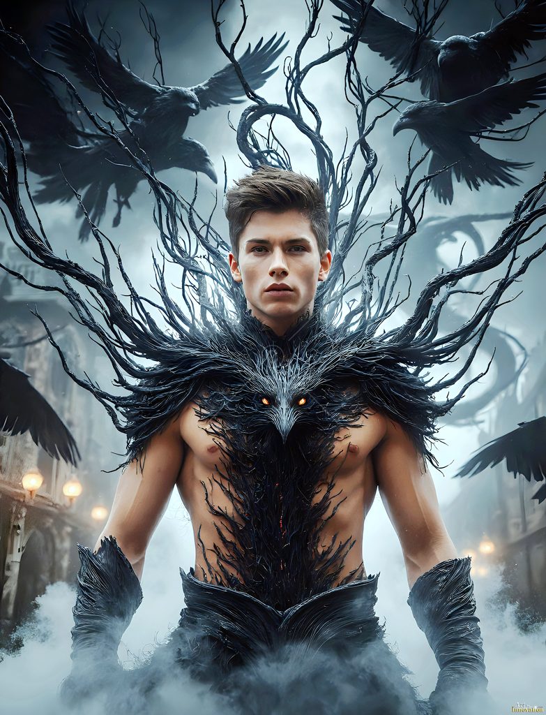 The House of the Ravens - AI Wizard Art