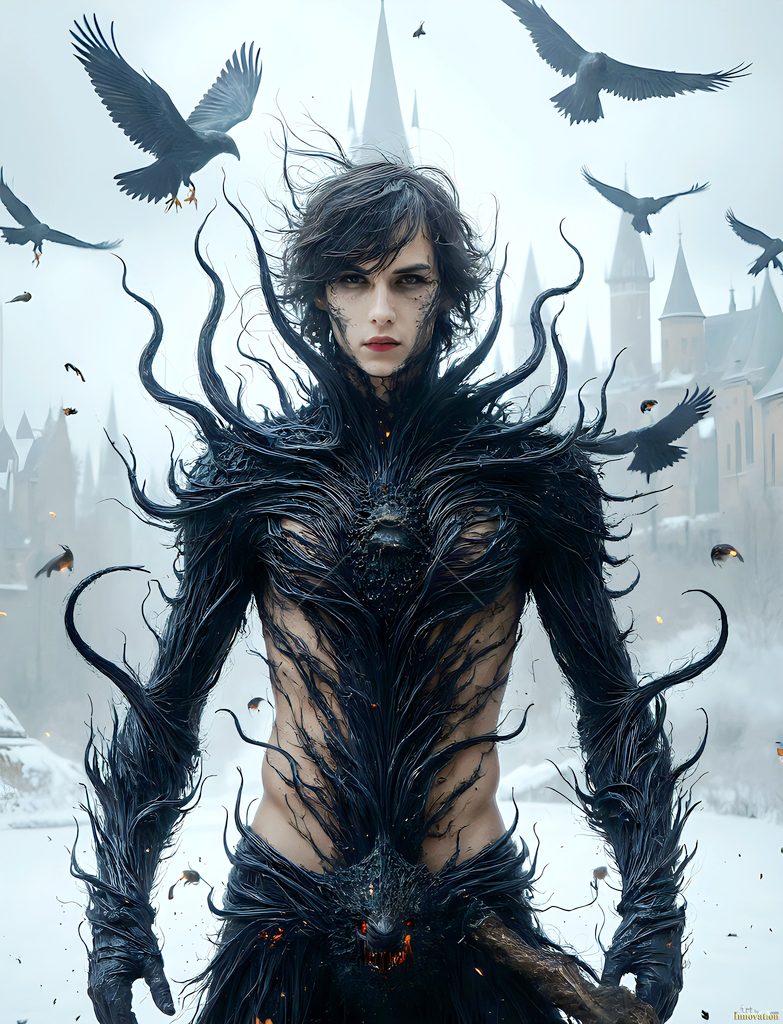 The House of the Ravens - AI Wizard Art
