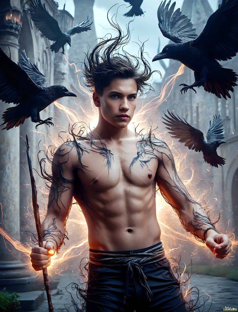 The House of the Ravens - AI Wizard Art
