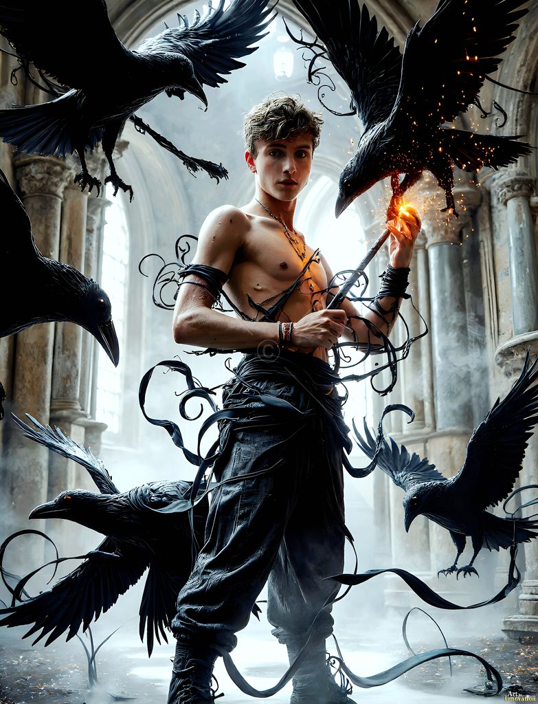 The House of the Ravens - AI Wizard Art