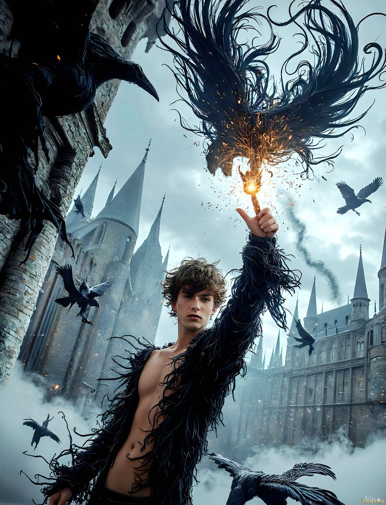 The House of the Ravens - AI Wizard Art