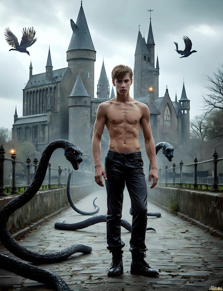The House of the Serpents - AI Wizard Art