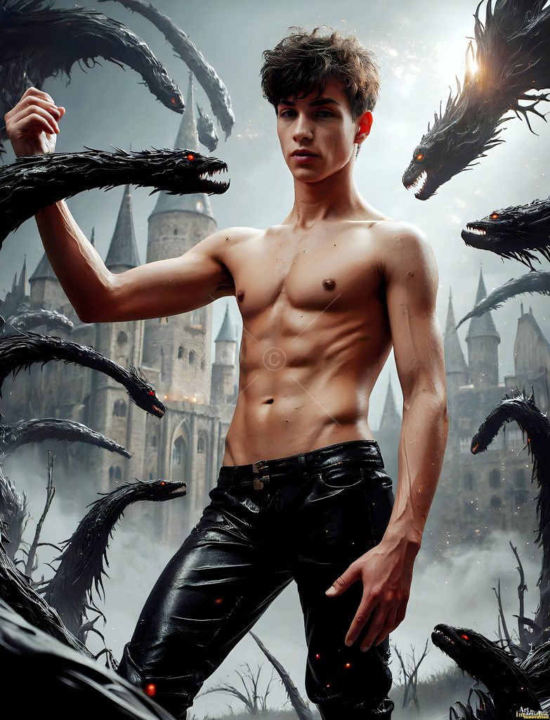 The House of the Serpents - AI Wizard Art