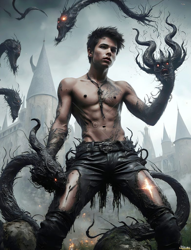 The House of the Serpents - AI Wizard Art