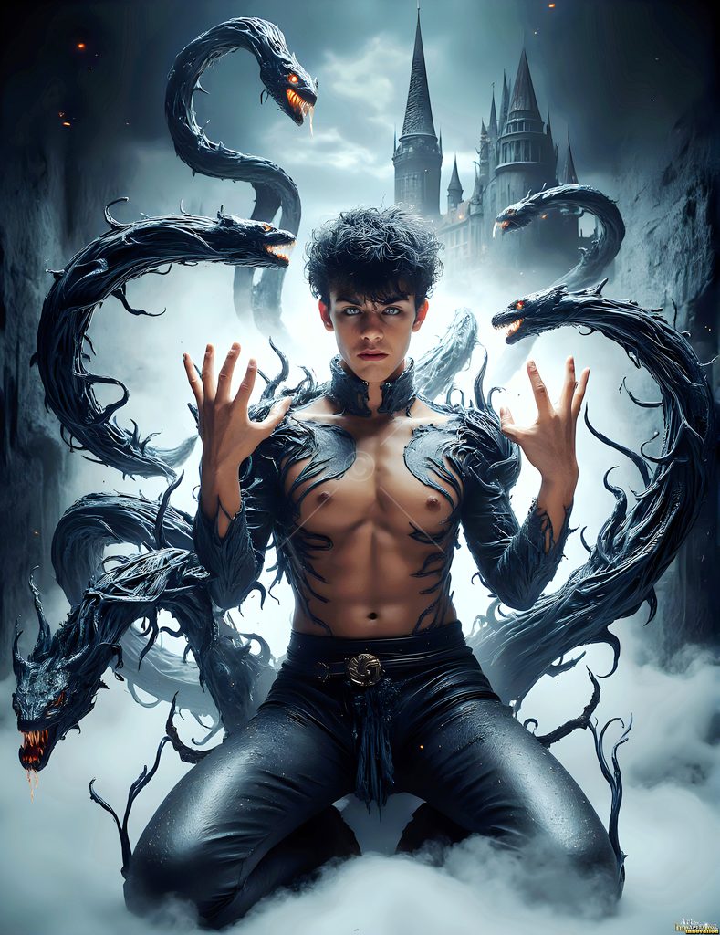 The House of the Serpents - AI Wizard Art