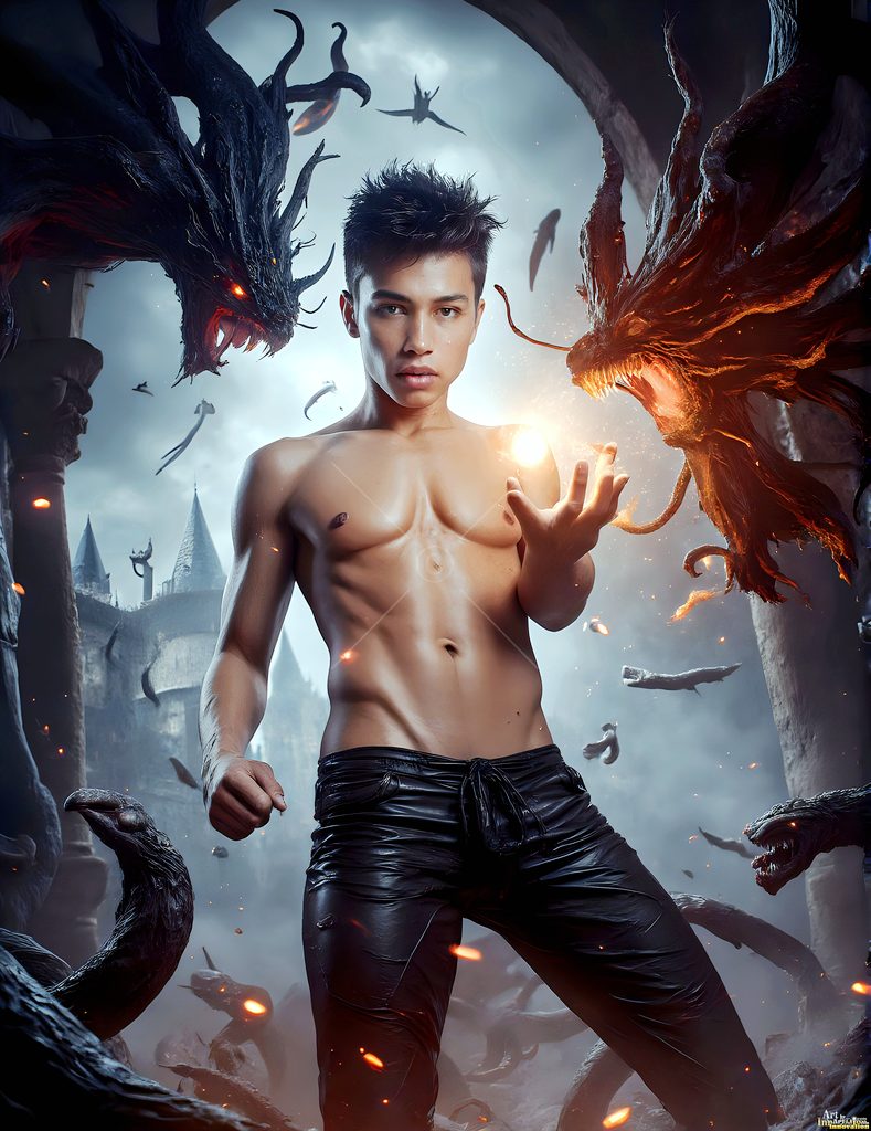 The House of the Serpents - AI Wizard Art