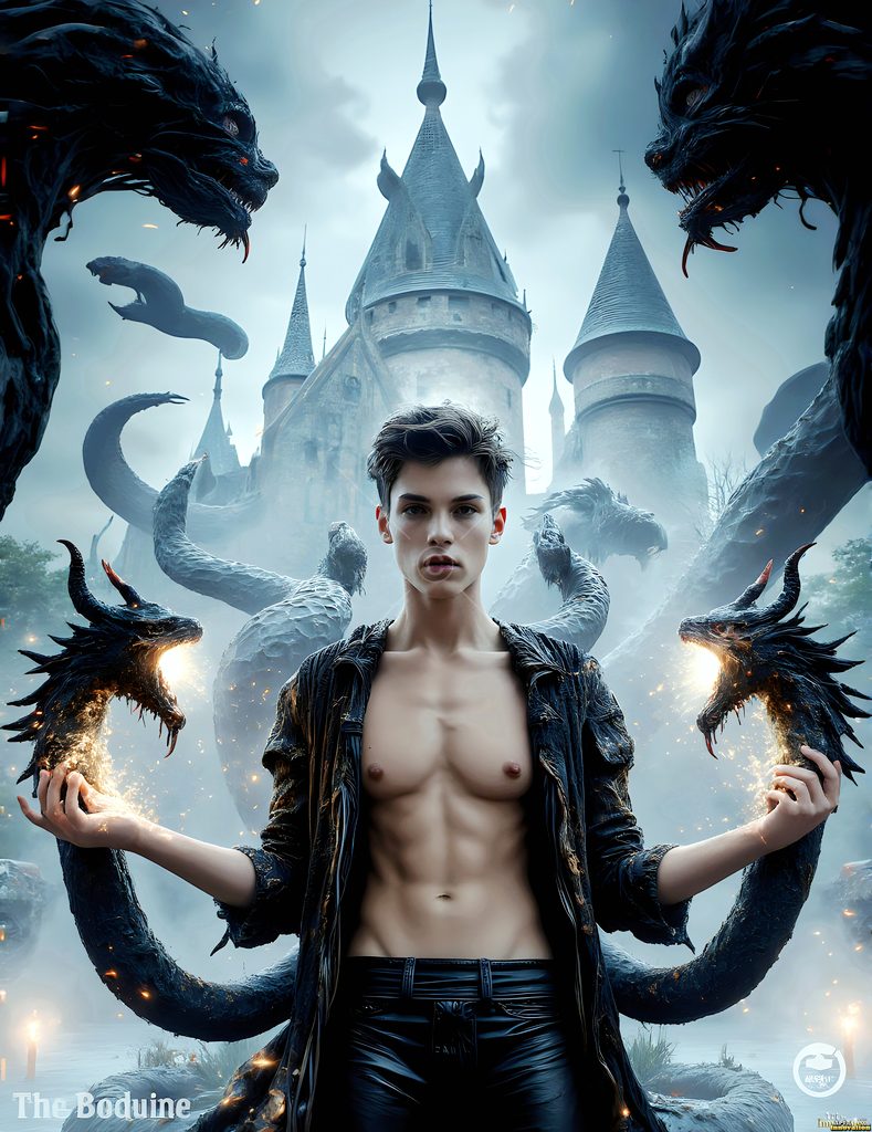 The House of the Serpents - AI Wizard Art