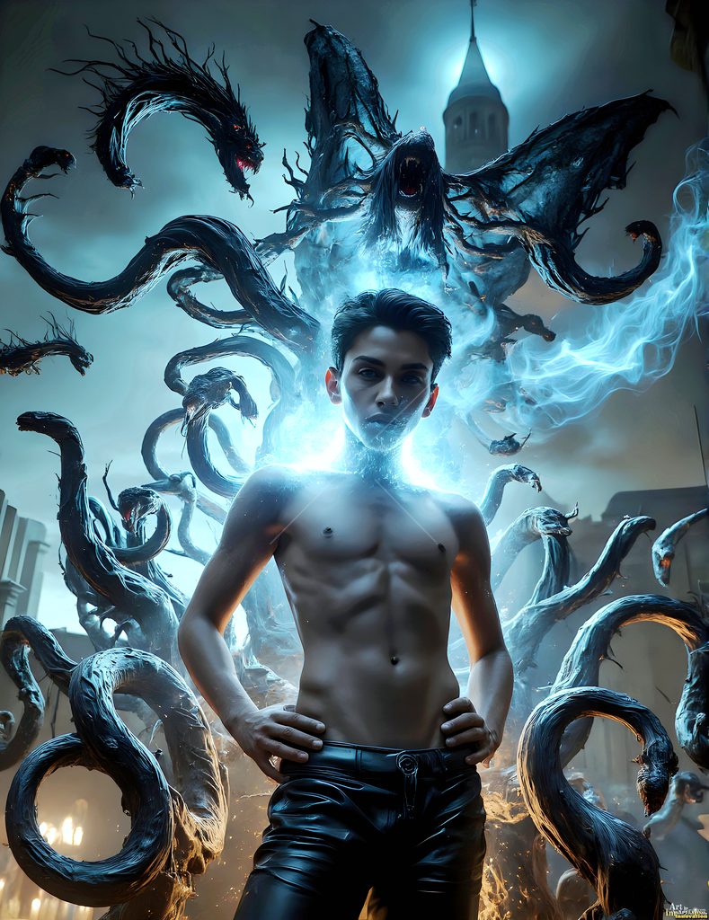 The House of the Serpents - AI Wizard Art