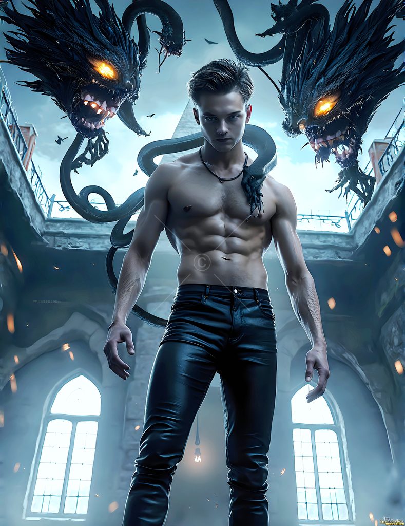 The House of the Serpents - AI Wizard Art