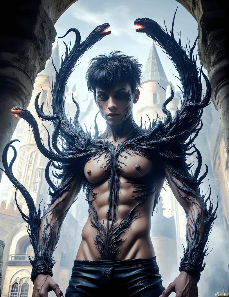 The House of the Serpents - AI Wizard Art