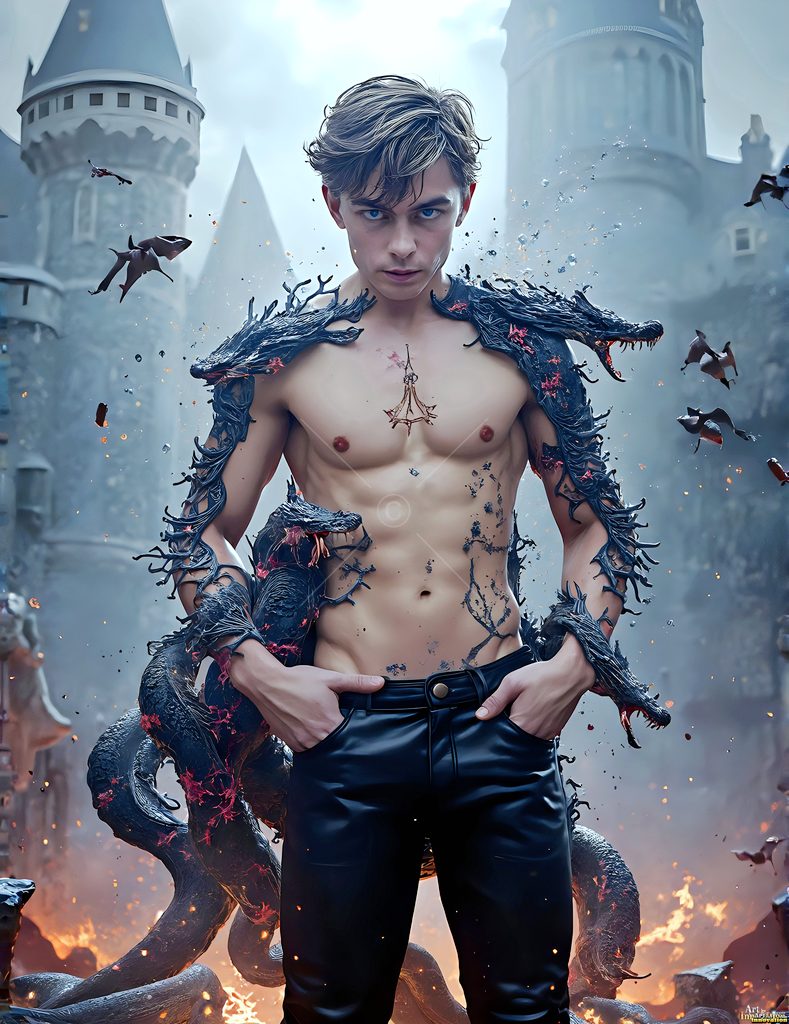 The House of the Serpents - AI Wizard Art