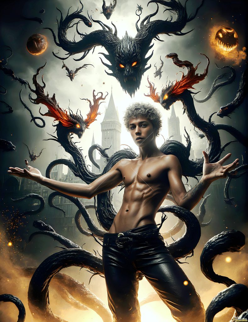 The House of the Serpents - AI Wizard Art