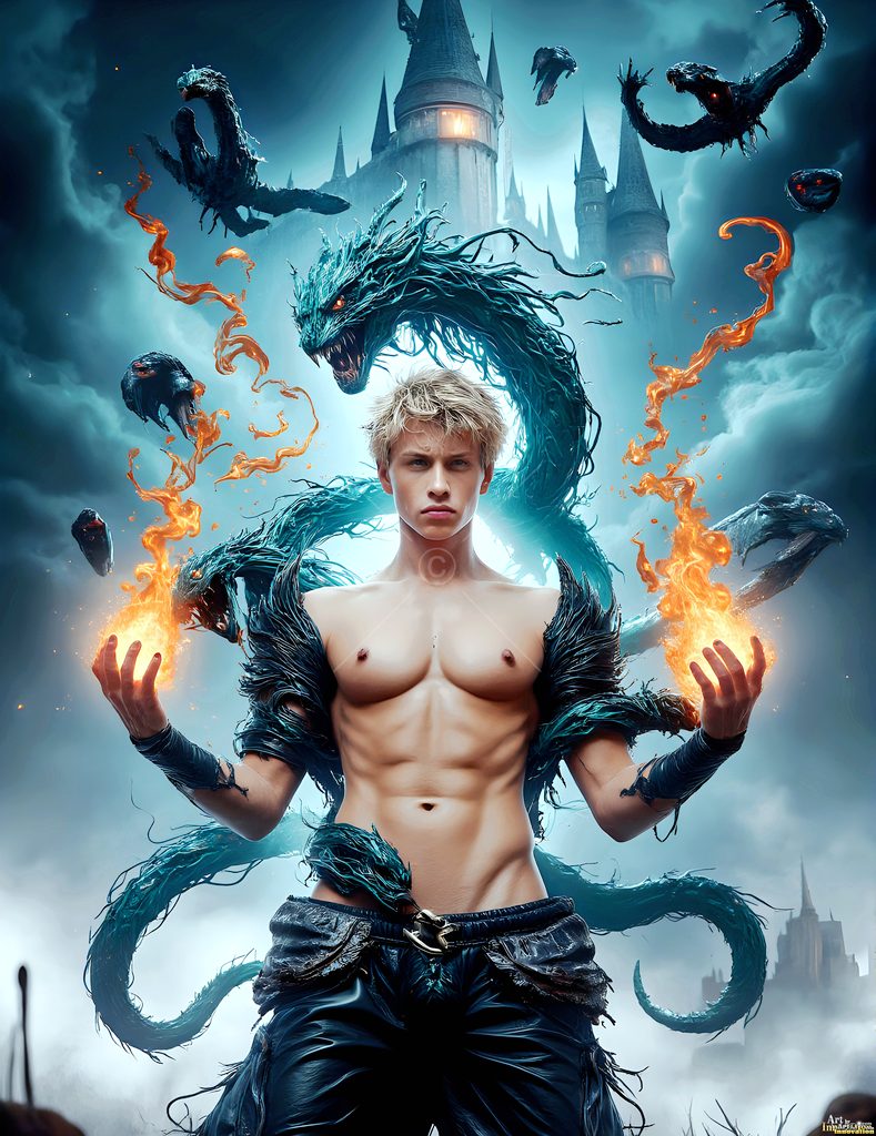 The House of the Serpents - AI Wizard Art