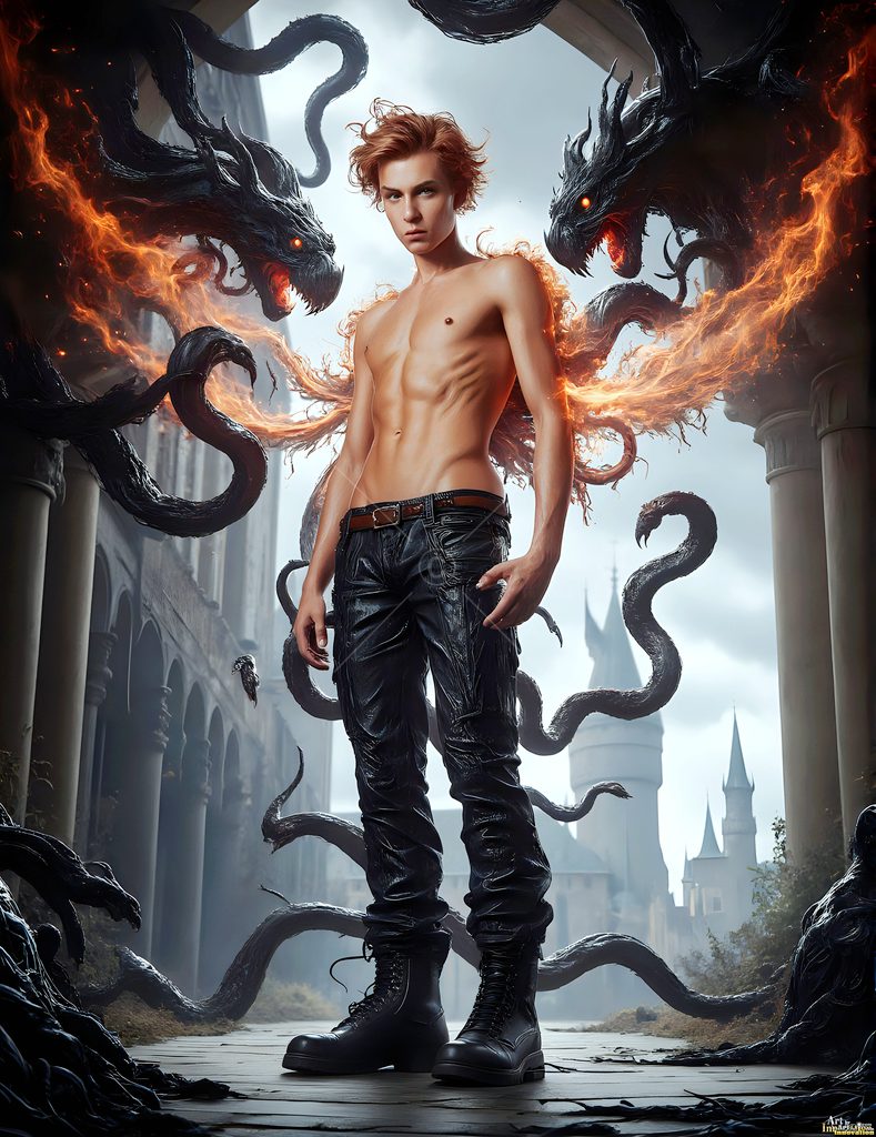 The House of the Serpents - AI Wizard Art