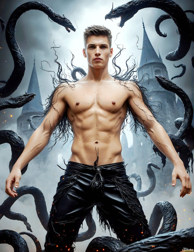 The House of the Serpents - AI Wizard Art