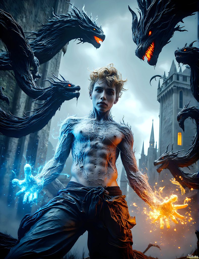 The House of the Serpents - AI Wizard Art