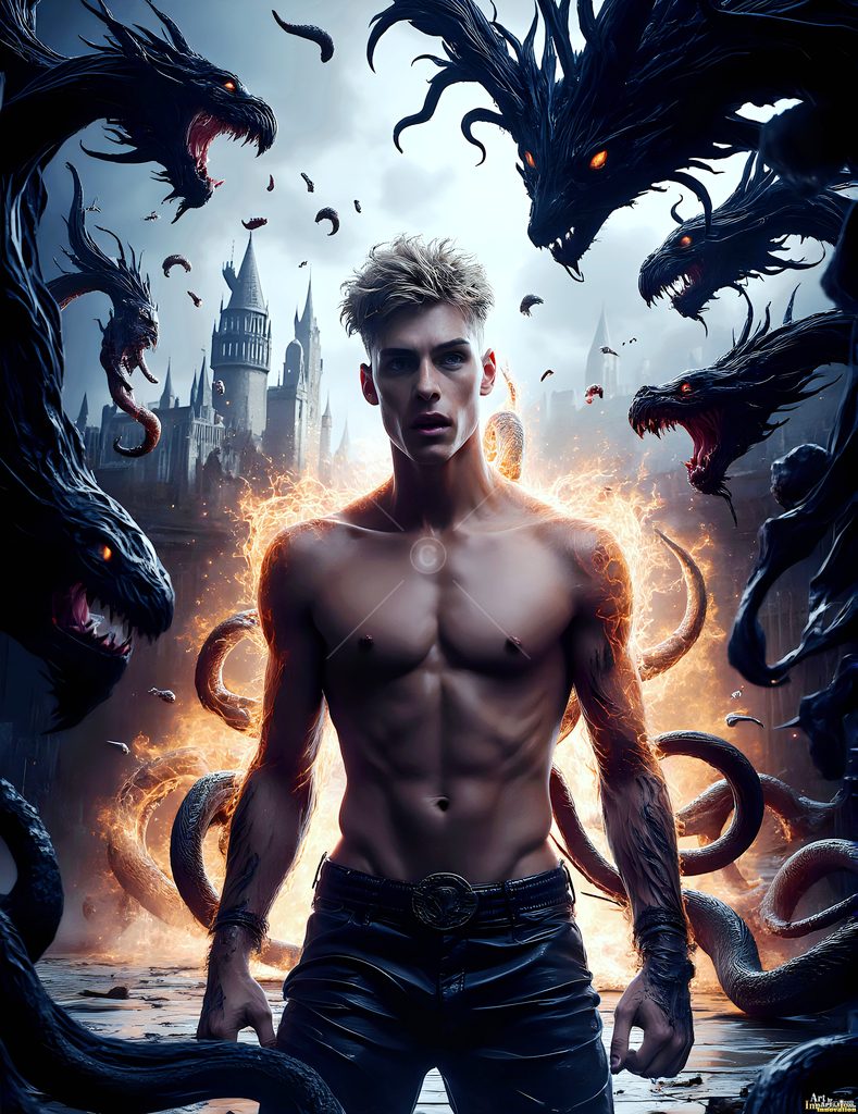 The House of the Serpents - AI Wizard Art