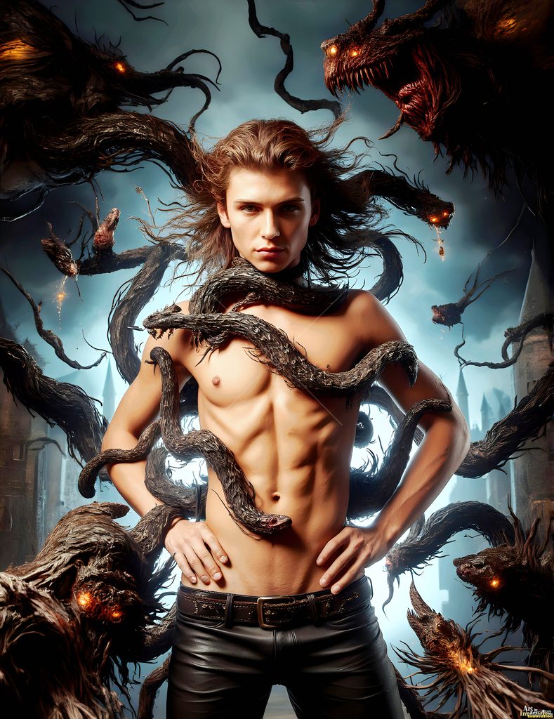 The House of the Serpents - AI Wizard Art