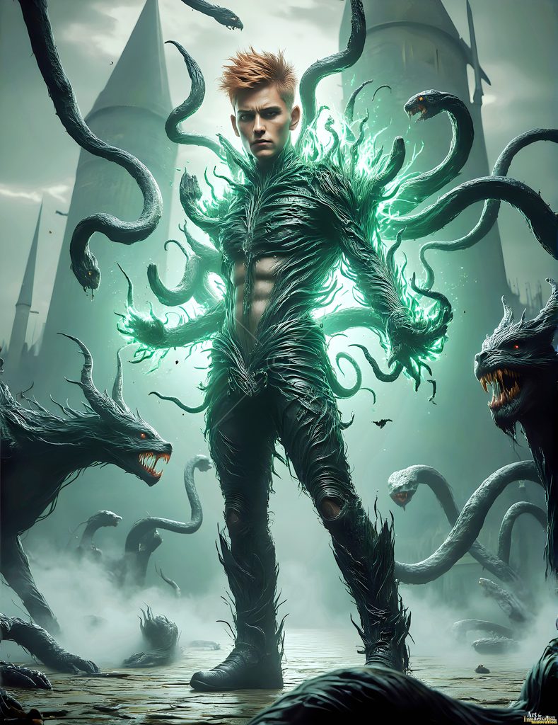 The House of the Serpents - AI Wizard Art