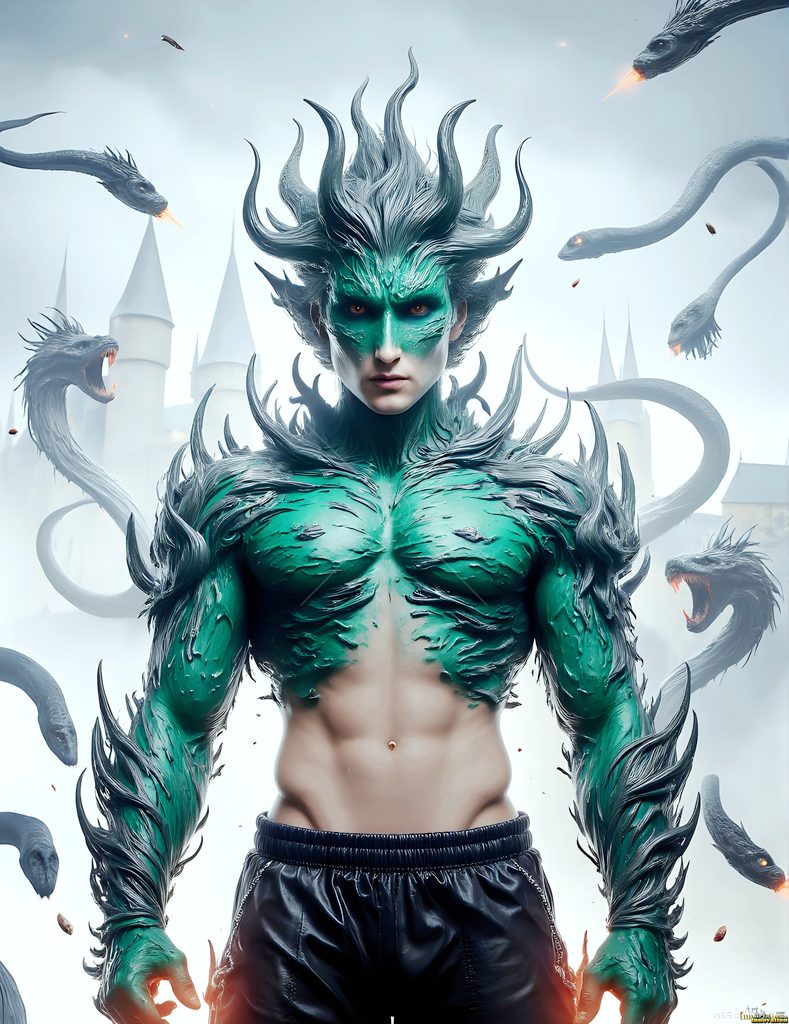The House of the Serpents - AI Wizard Art
