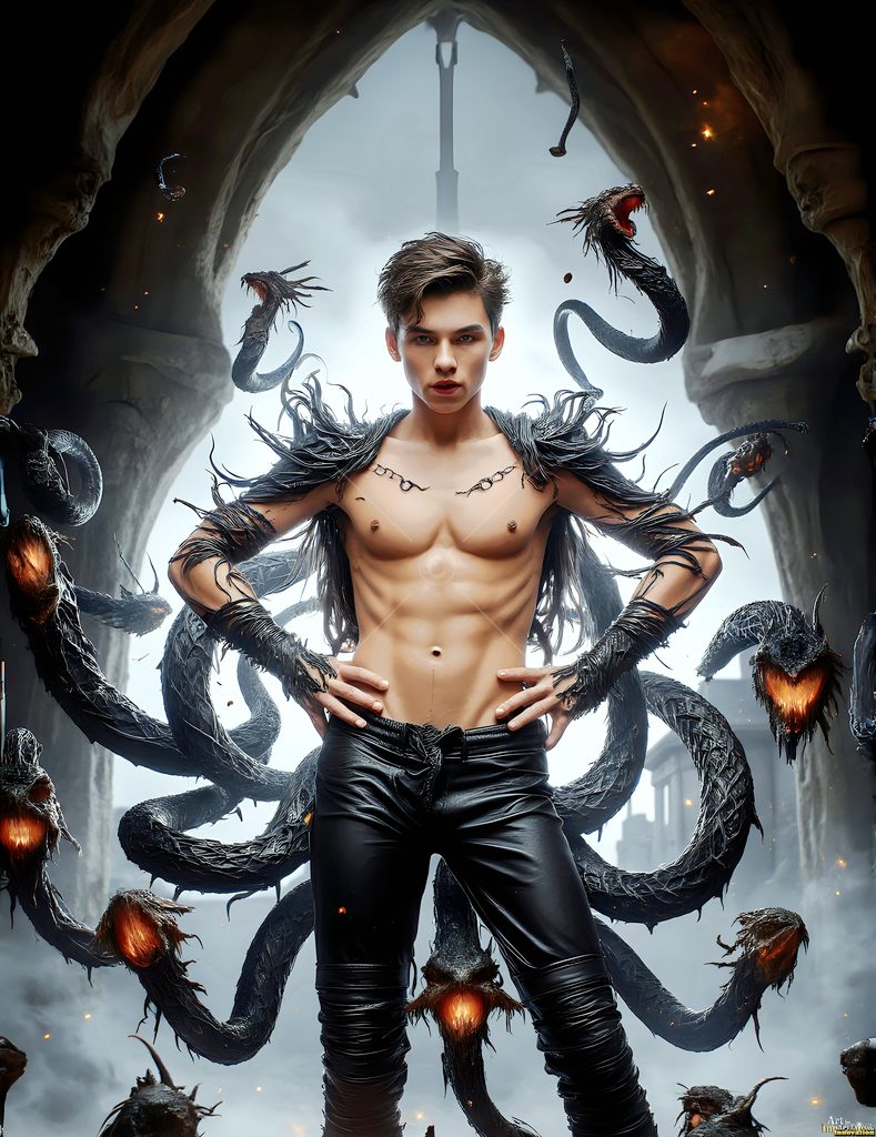 The House of the Serpents - AI Wizard Art