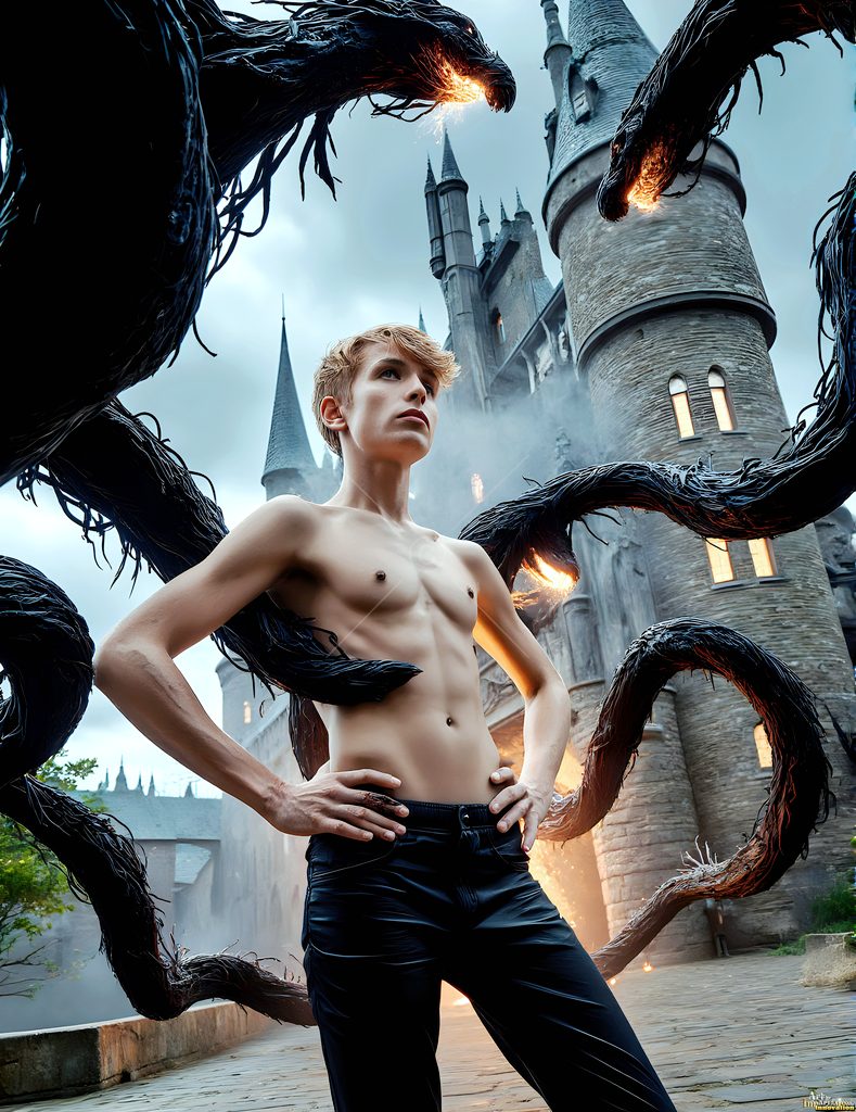 The House of the Serpents - AI Wizard Art