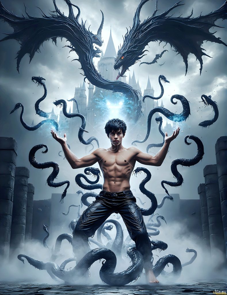 The House of the Serpents - AI Wizard Art