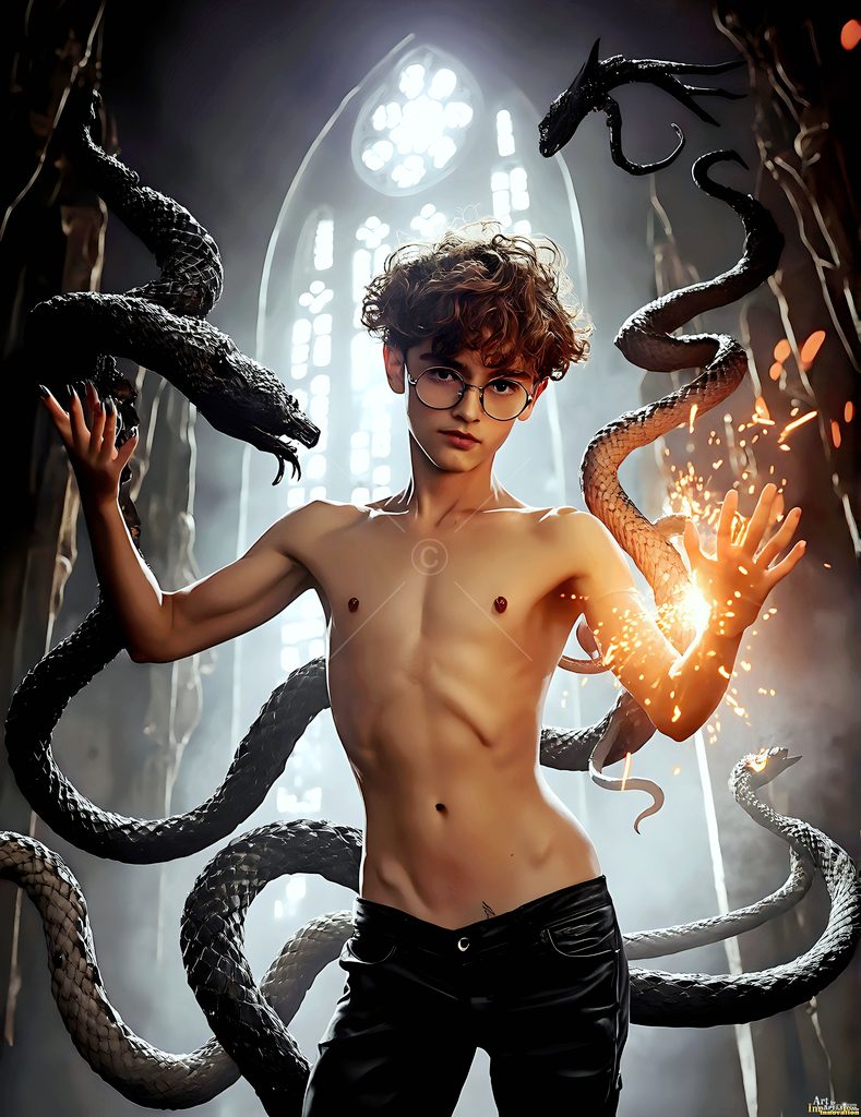 The House of the Serpents - AI Wizard Art