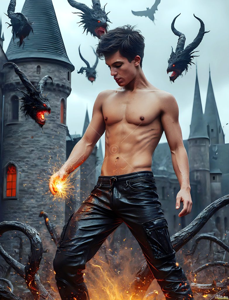 The House of the Serpents - AI Wizard Art