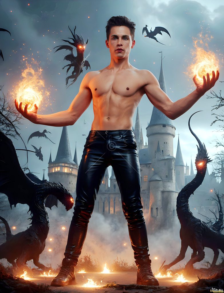 The House of the Serpents - AI Wizard Art