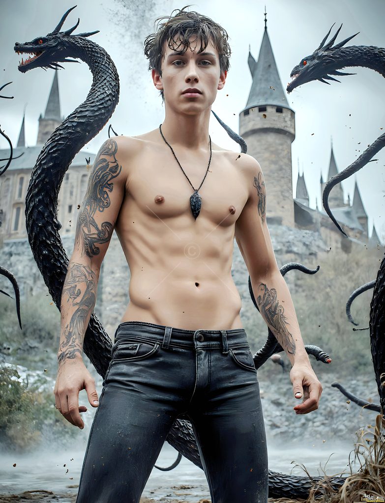 The House of the Serpents - AI Wizard Art