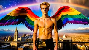 Wings of Pride – AI LGBTQ Fantasy Art