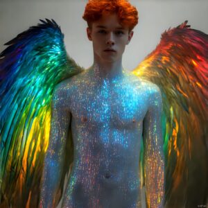 Wings of Pride – AI LGBTQ Fantasy Art